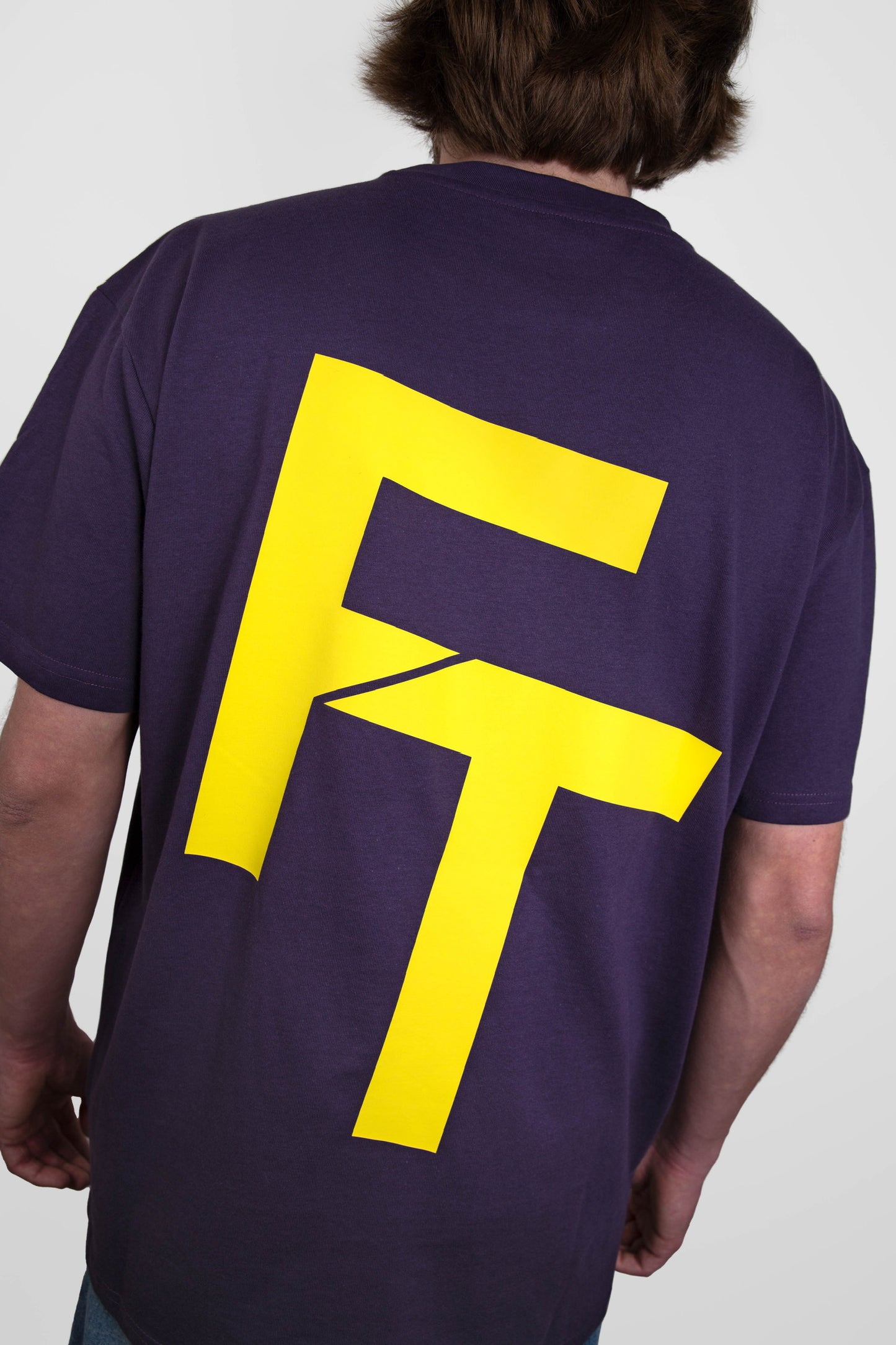 Oversize Tee Purple Memo